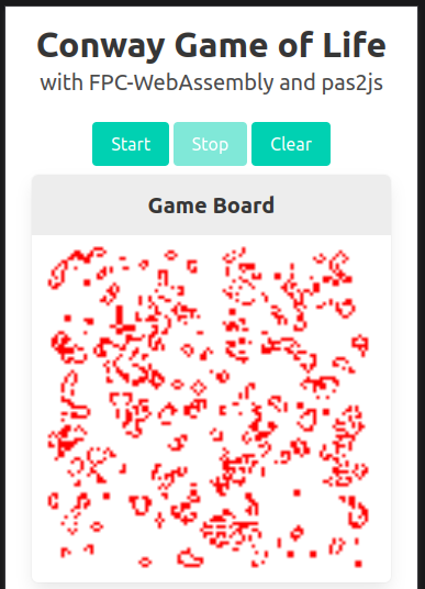 pas2js Conway Game of Life